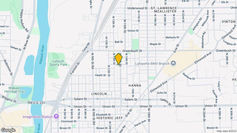 1236-1238 N 14th St Map and Location Details