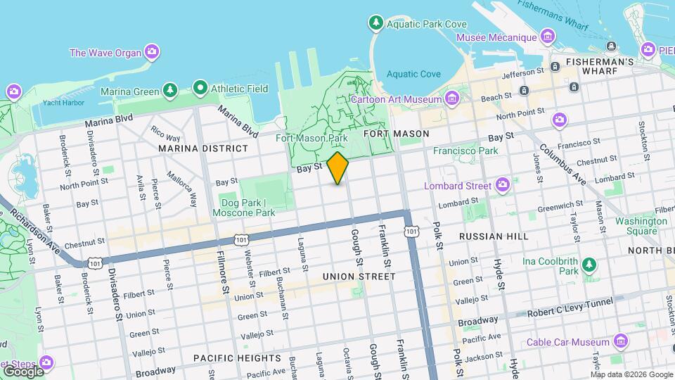 1435 Francisco St Mapa y Detalles de la Ubicación