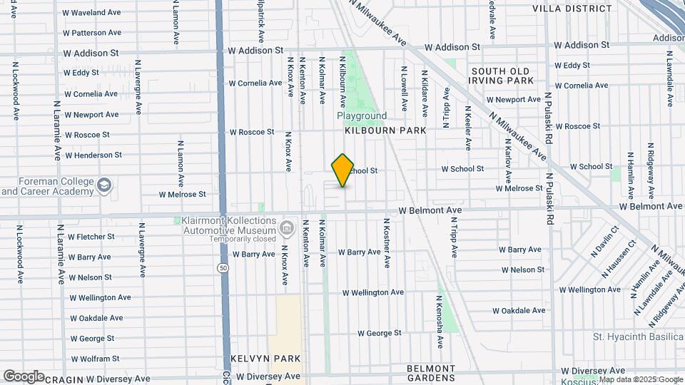 3224 N Kilbourn Ave Map and Location Details