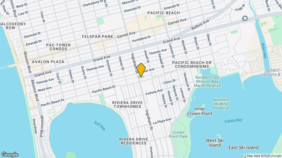 4117 1/2 Ingraham St. Mapa y Detalles de la Ubicación