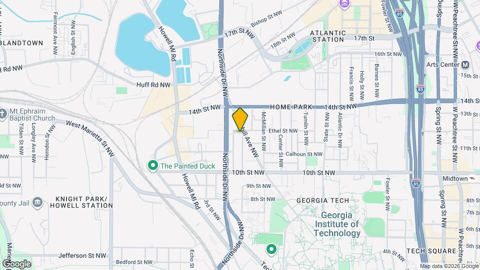 1080 Curran St NW Map and Location Details