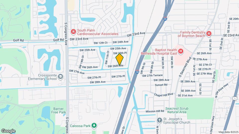 1036 SW 26th Ave Map and Location Details