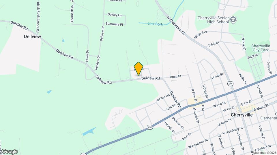1006 Delview Rd Map and Location Details