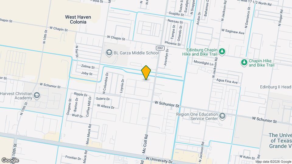 3004 W Driftwood St Mapa y Detalles de la Ubicación