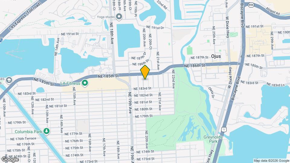 18381 NE 20th Ave Mapa y Detalles de la Ubicación