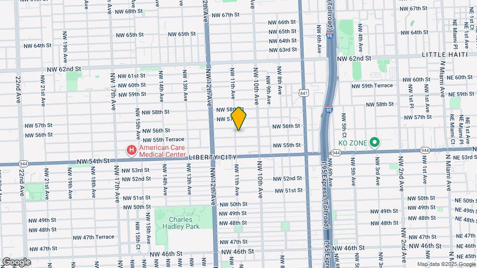 1091 NW 55th Terrace Map and Location Details