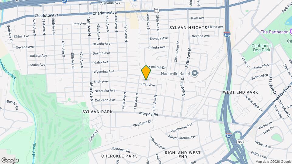 4014 Utah Ave Map and Location Details