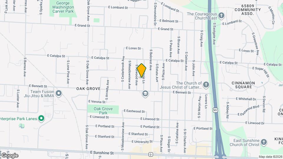 1319 S Prince Ln Map and Location Details