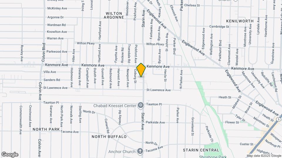 612 Starin Ave Map and Location Details