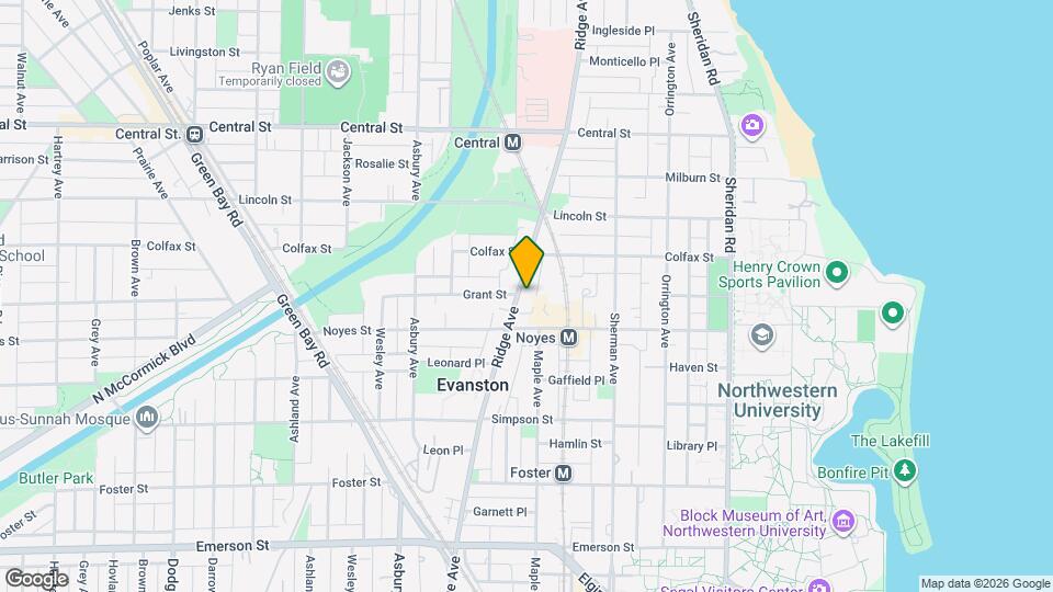 2303 Ridge Ave Map and Location Details