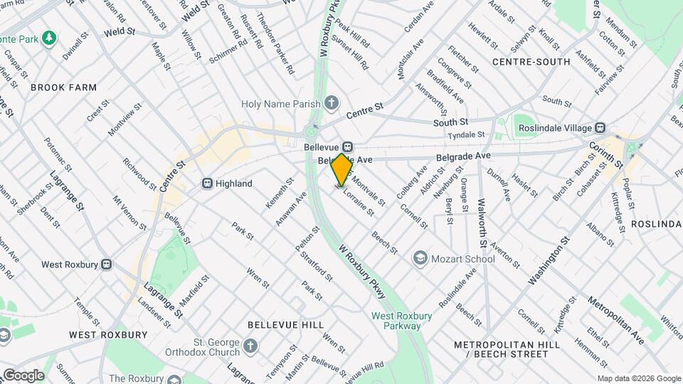 7 Lorraine St, Unit 1 Map and Location Details