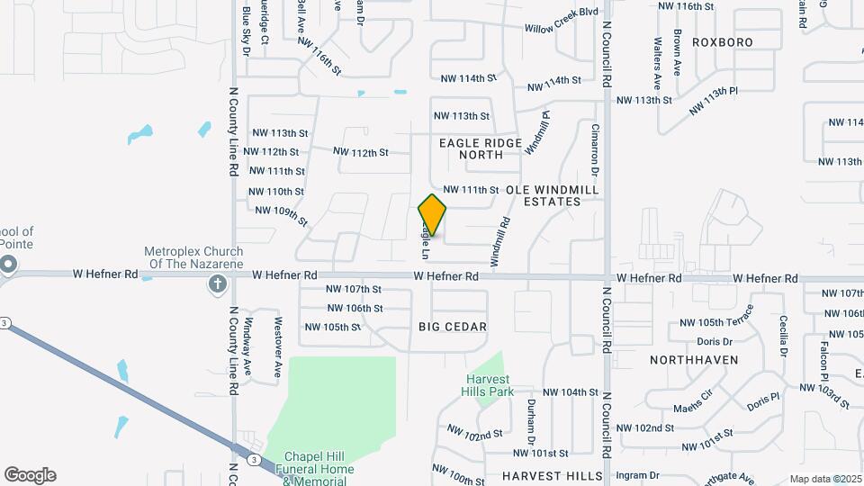 11012 N Eagle Ln Map and Location Details