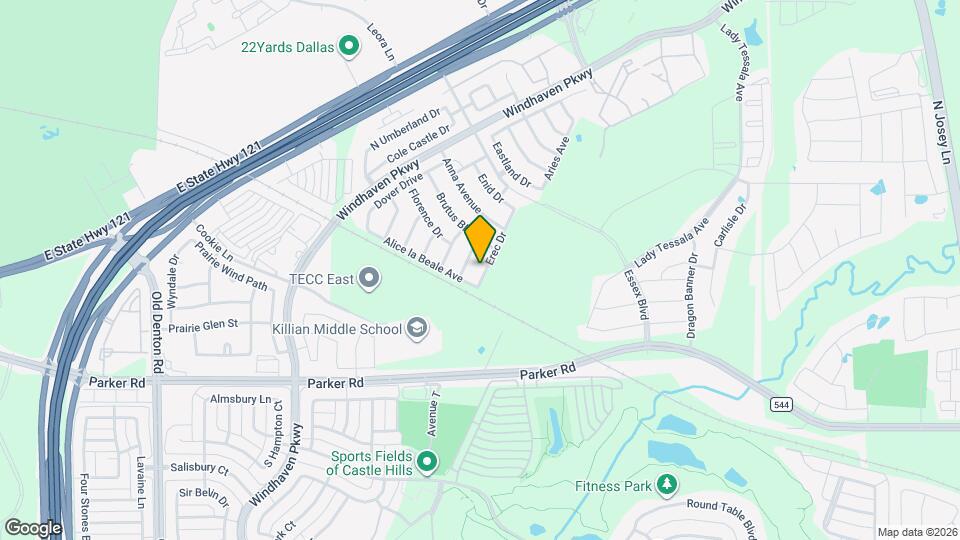 2517 Erec Dr Map and Location Details