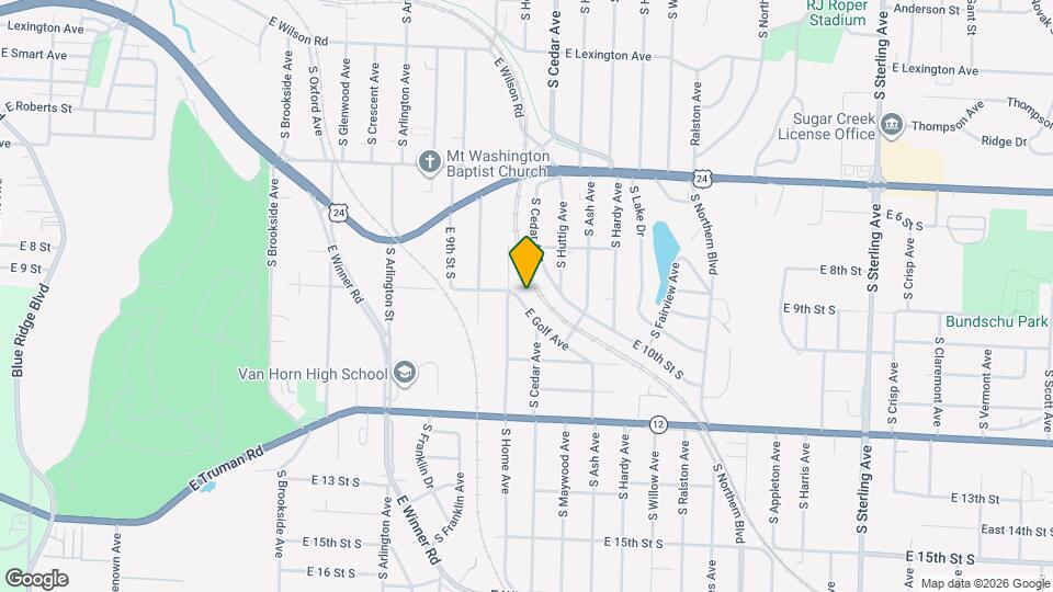 10104 E Golf Ave Map and Location Details