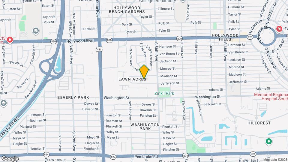 5637 Jefferson St Map and Location Details