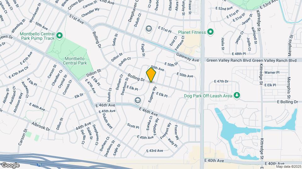4880 Enid Way Mapa y Detalles de la Ubicación