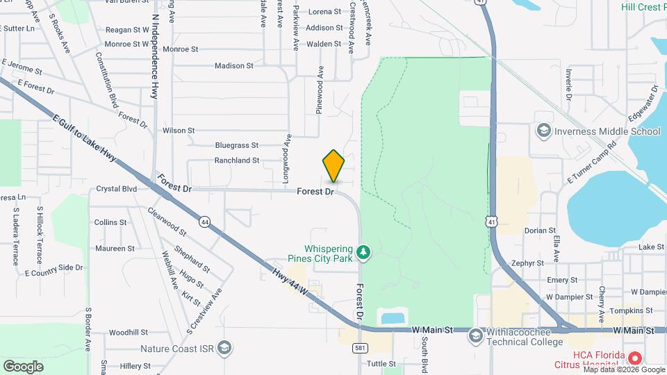 501 Whispering Pines Blvd Map and Location Details