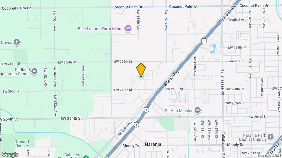 14382 SW 258th St Map and Location Details