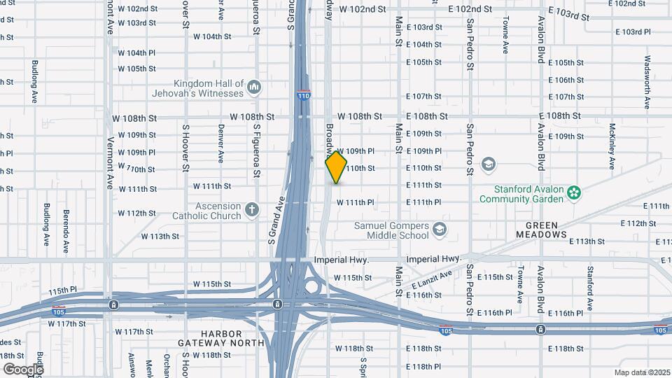 240 W 111th St Map and Location Details
