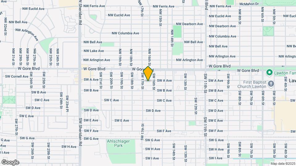 1610 SW D Ave Map and Location Details