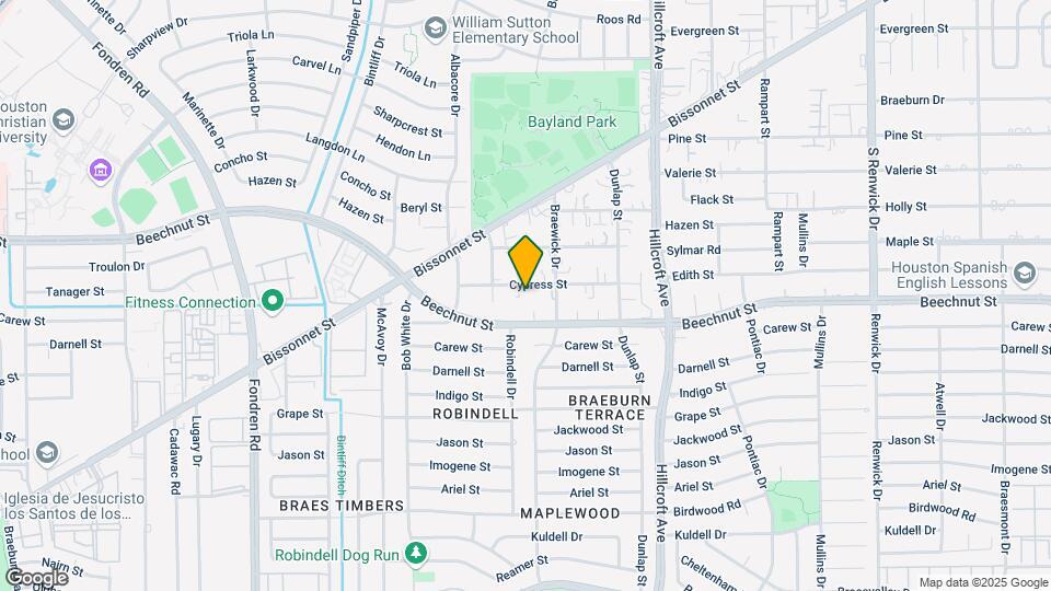 6013 Cypress St Map and Location Details