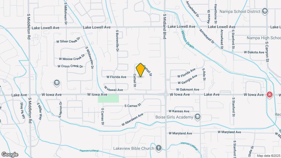 1309 Florida Ln Mapa y Detalles de la Ubicación