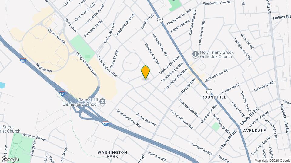 2516 Oakland Blvd NW Map and Location Details