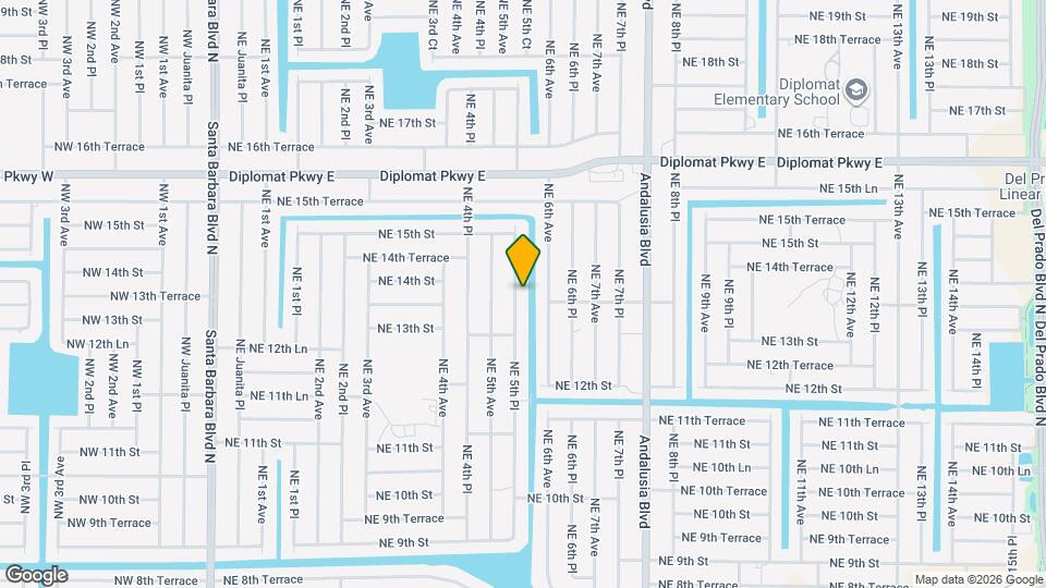 1325 NE 5th Pl Map and Location Details