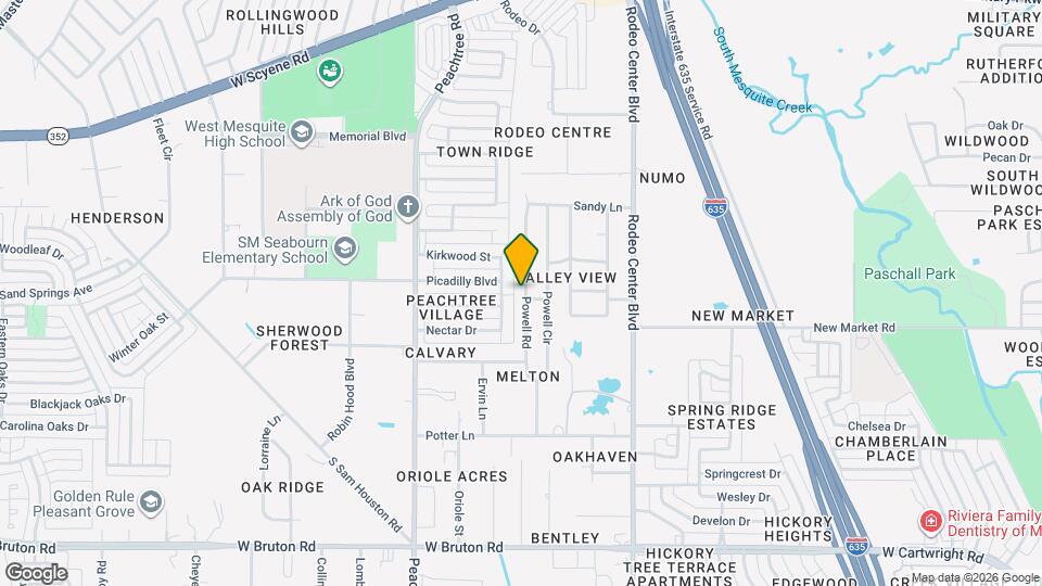 935 Powell Rd Map and Location Details