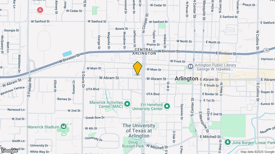 701 W Abram St Map and Location Details