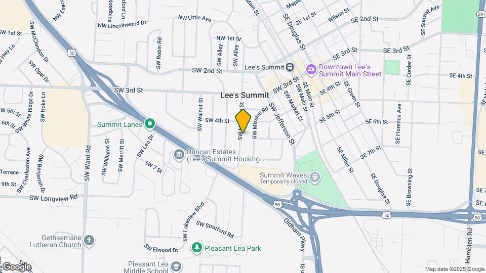 409 SW Madison St Map and Location Details