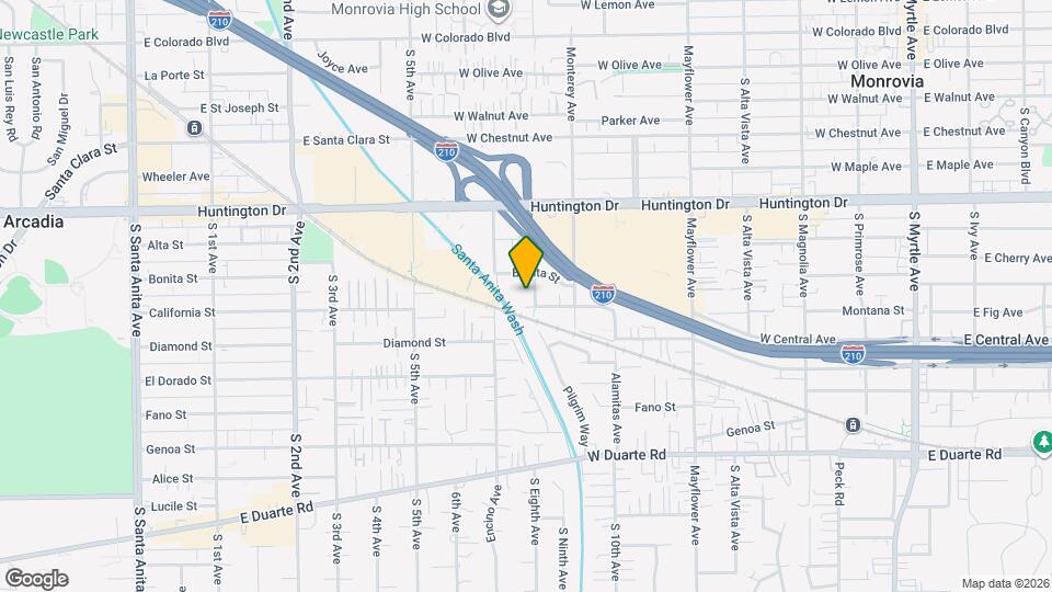 1313 Los Robles Ave Map and Location Details