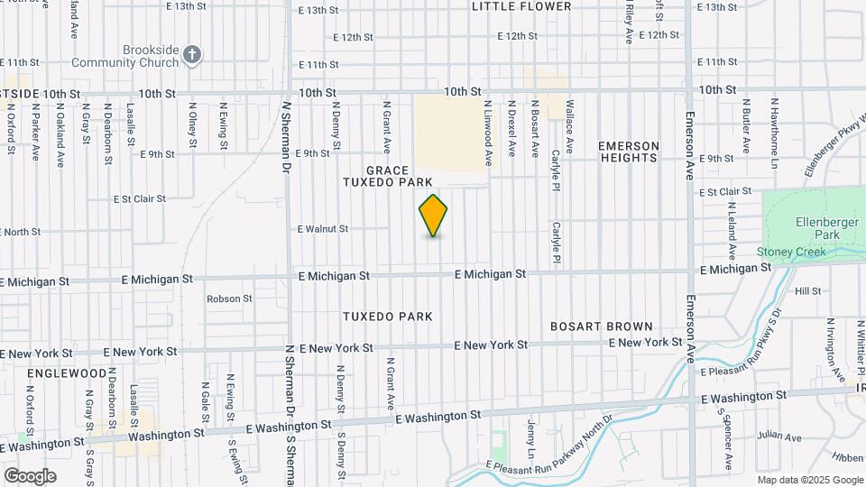 614 N Colorado Ave Map and Location Details