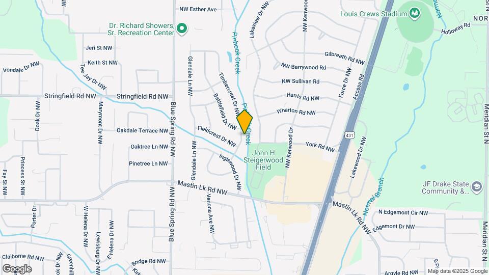 3704 Timbercrest Dr NW Map and Location Details