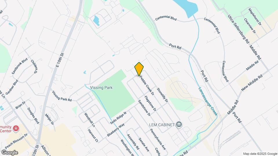 1216 Pebble Creek Dr Map and Location Details