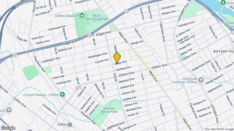 141 Union Ave Map and Location Details