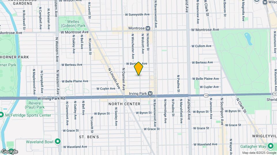 4100 N Wolcott Ave Mapa y Detalles de la Ubicación