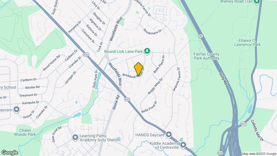 5432 Braddock Ridge Dr Map and Location Details