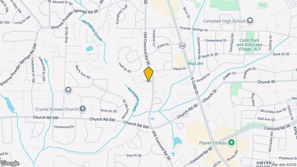 1007 Oaks Pkwy SE Map and Location Details