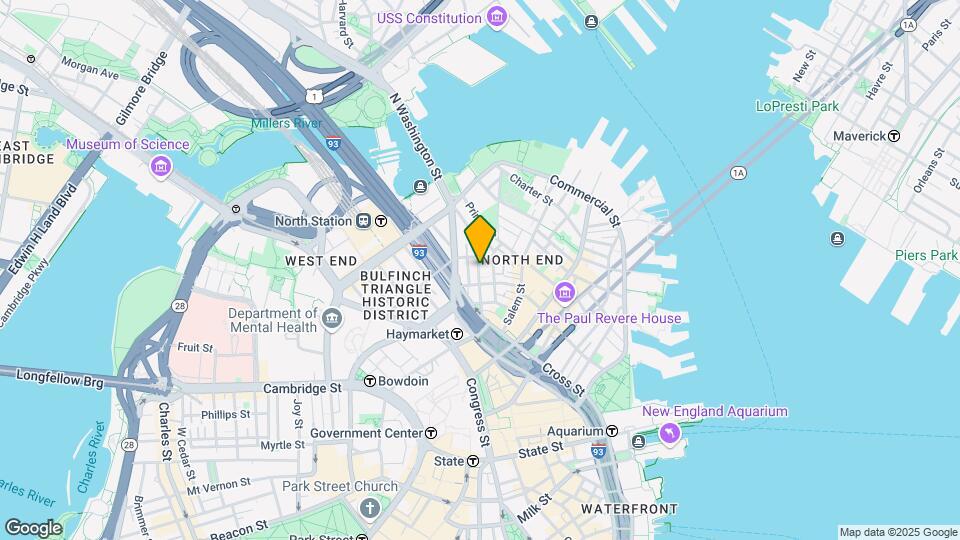 145 Endicott St, Unit 3 Map and Location Details