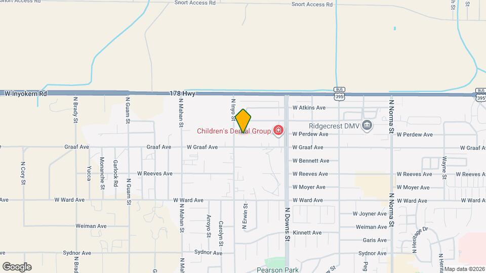 1025 W Perdew Ave Map and Location Details