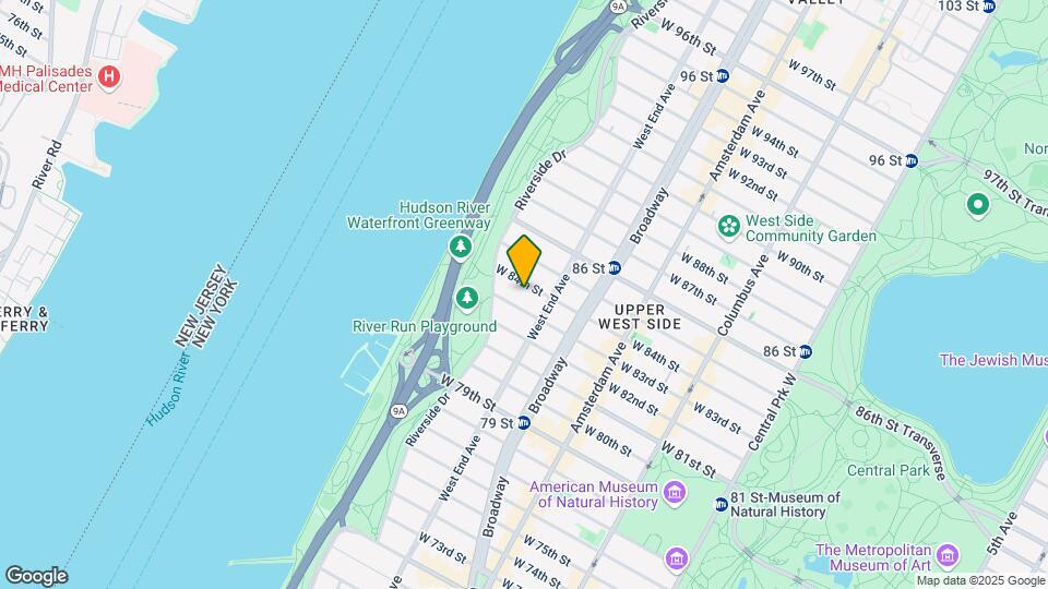 320 W 84th St Map and Location Details