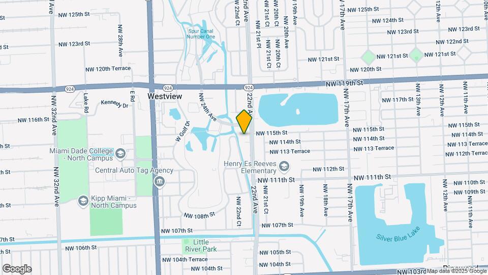 11434 NW 22nd Ave Map and Location Details
