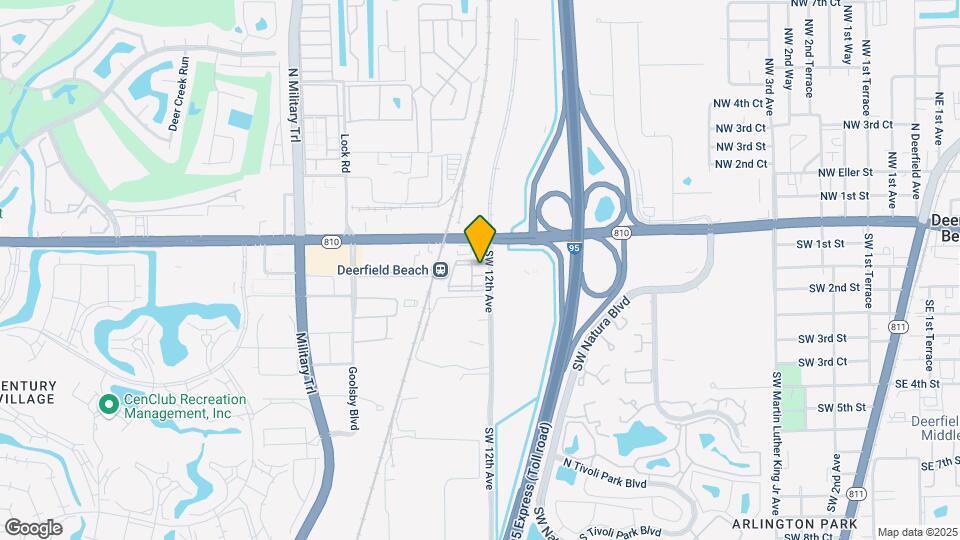Cortland Deerfield Station Mapa y Detalles de la Ubicación