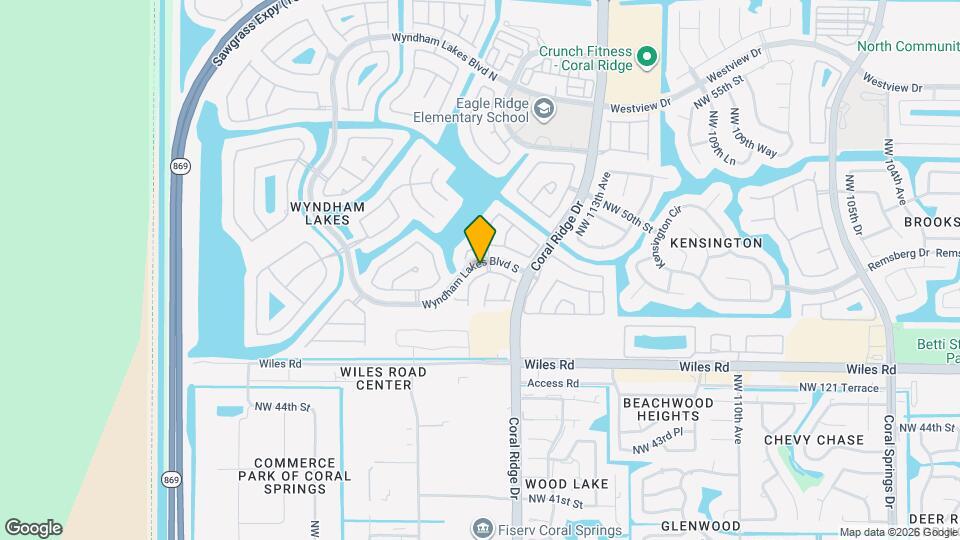 11705 NW 47th Dr Map and Location Details