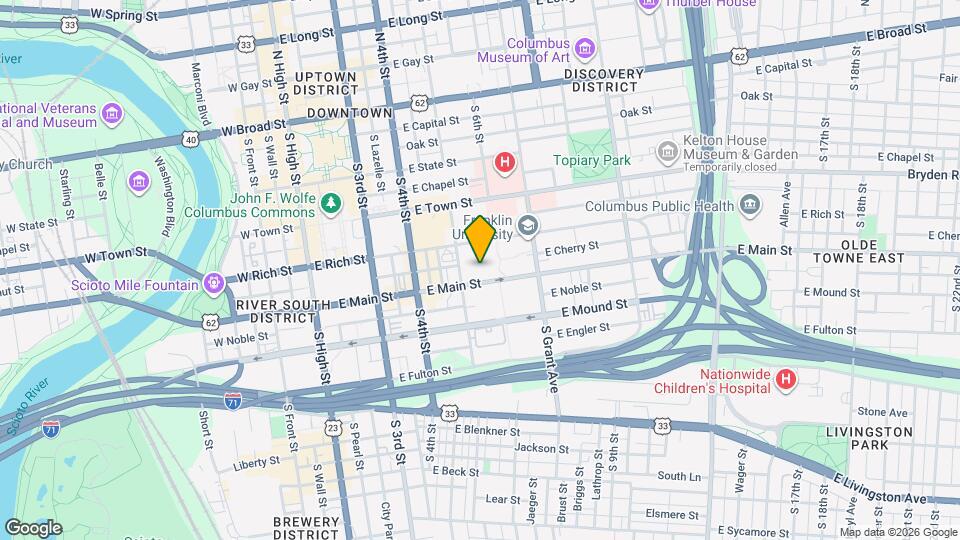 NCJC Downtown Campus Mapa y Detalles de la Ubicación