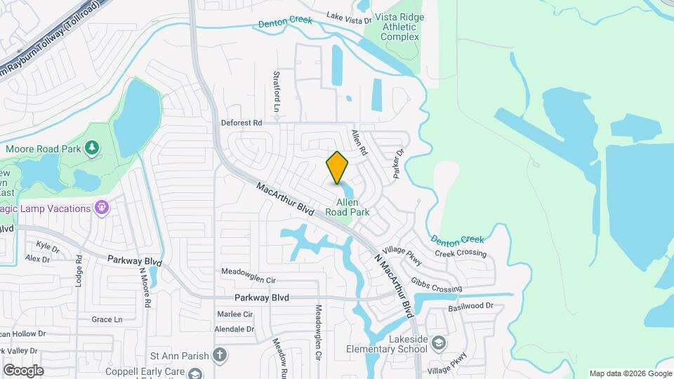 824 Woodlake Dr Map and Location Details