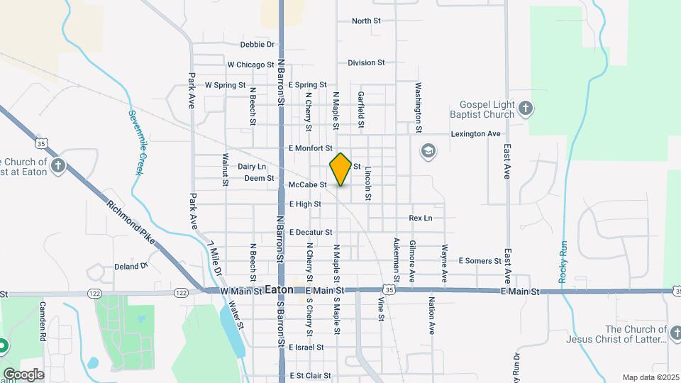 414 N Maple St Map and Location Details
