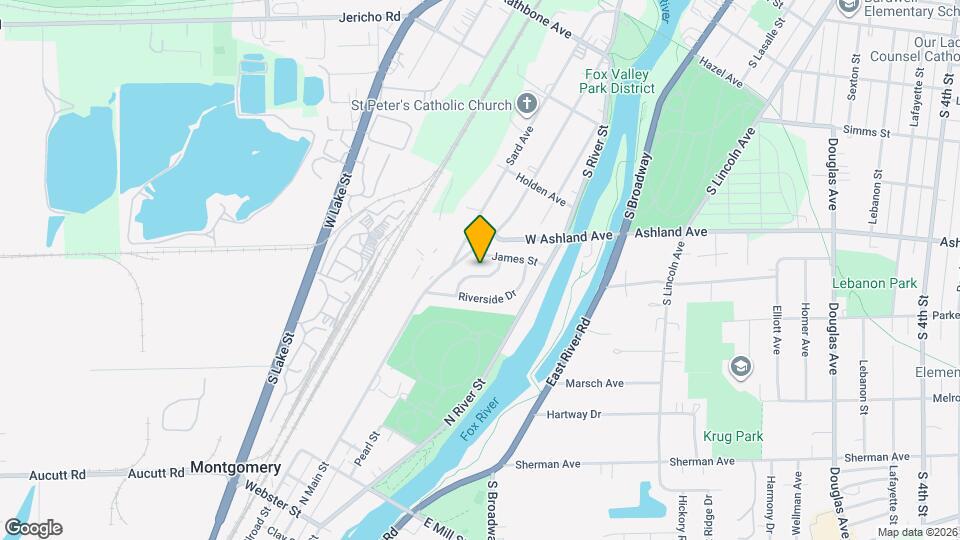 114 Martin Ave Map and Location Details