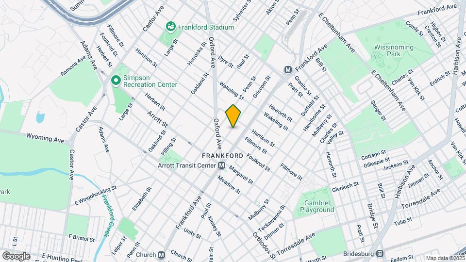 4833 Griscom St Mapa y Detalles de la Ubicación